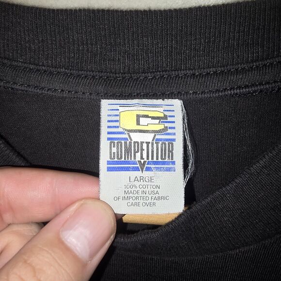 Vintage Las Vegas Raiders AOP Shirt Sz 1994 Competitor Large Los Angeles 90s Vtg - Picture 5 of 8